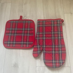 Royal Stewart Tartan Clan Pot Holders Set