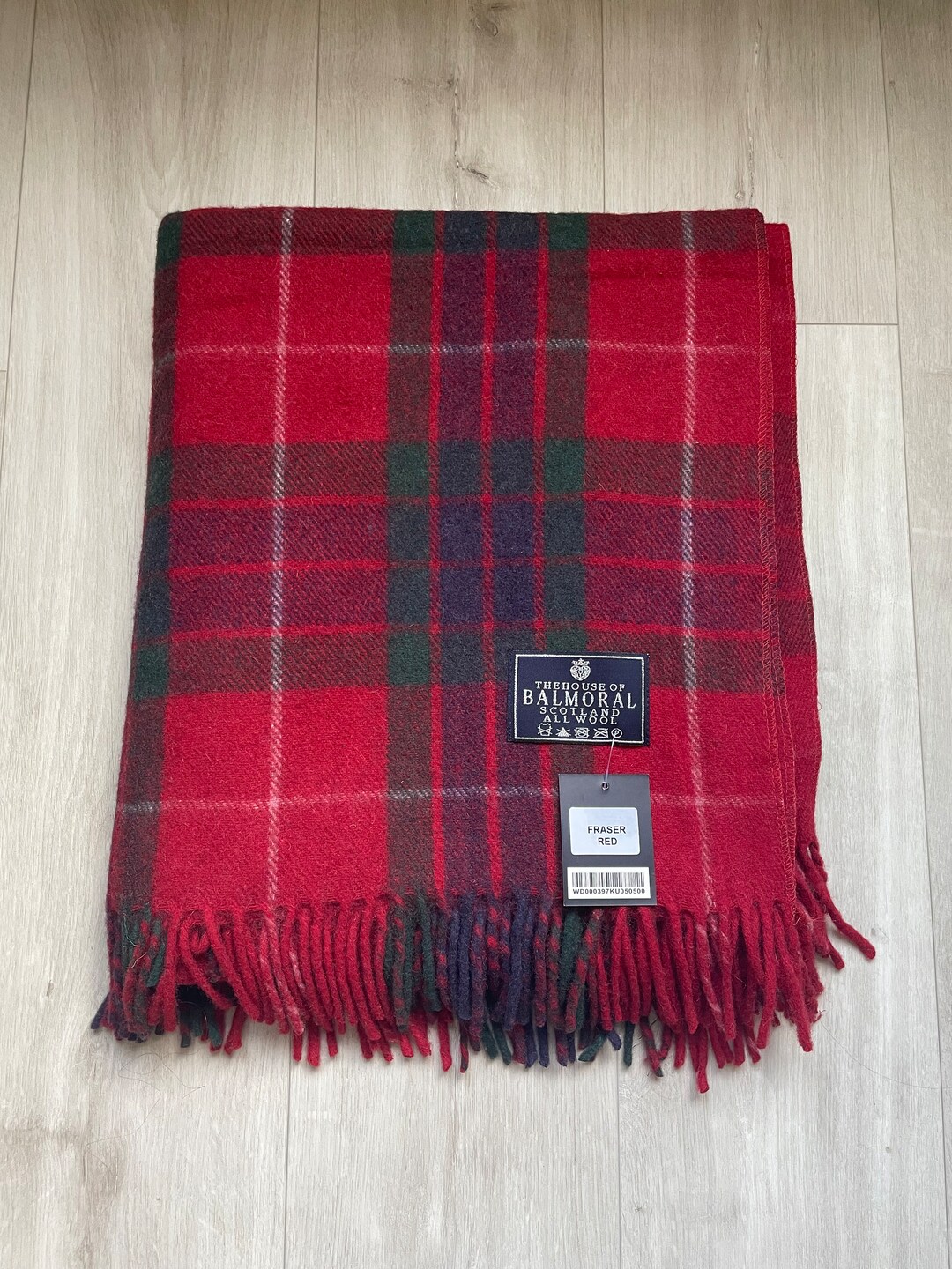 House of Balmoral Wool Blanket Rug Throw in Different Etsy
