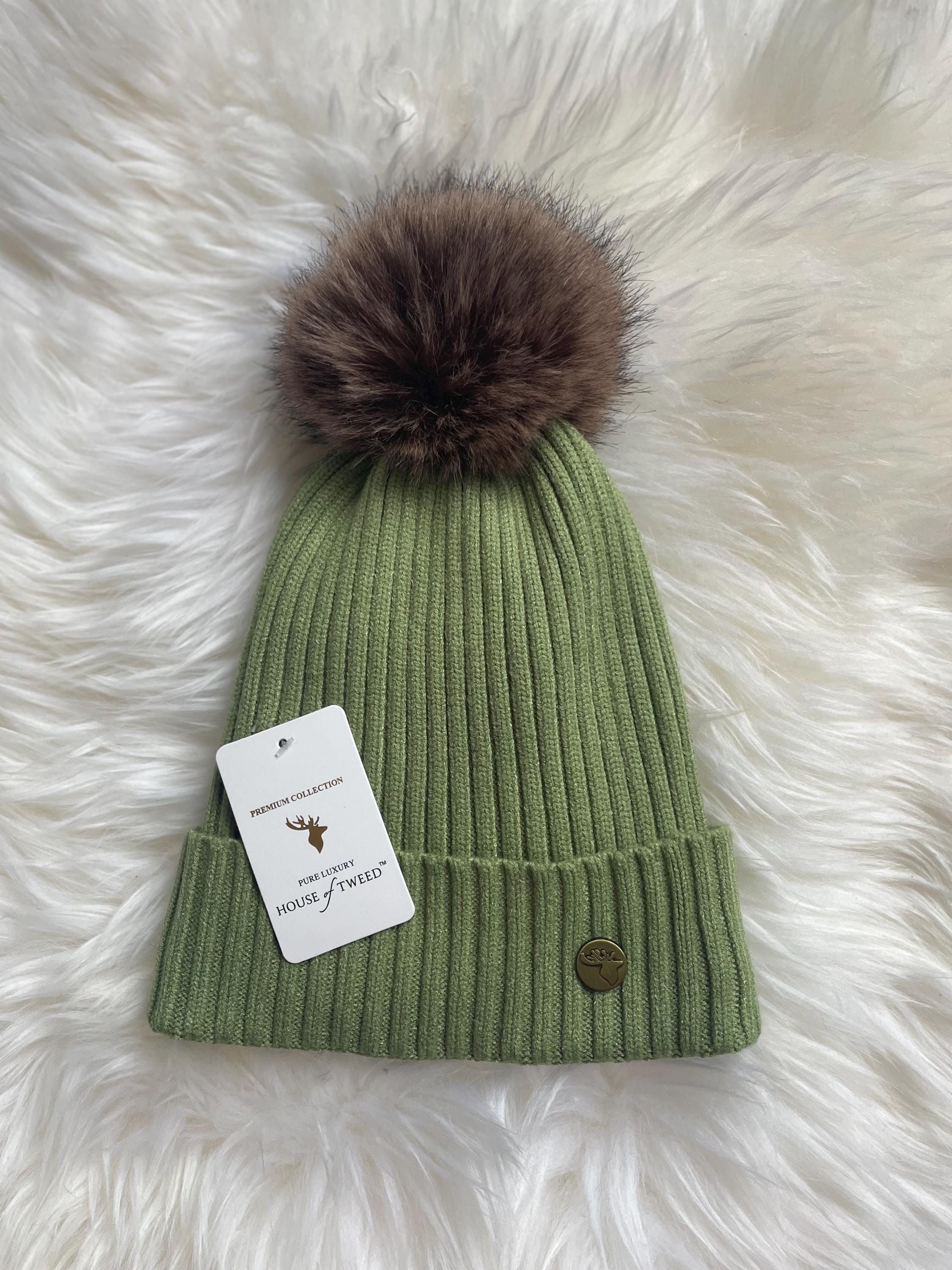 Luxury Pom Pom tweed metallic ribbed knit beanie hat Silver Metallic Pom Hat – Tin Lizzies main image 3