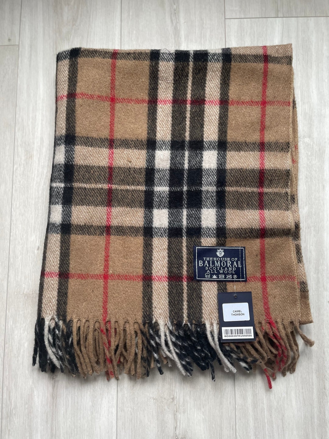 Balmoral Wool Blanket, Rug, Throw in Different Tartans Thomson Camel Etsy