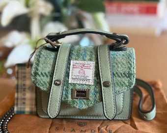 Islander® Mini Satchel Handbag With Harris Tweed and