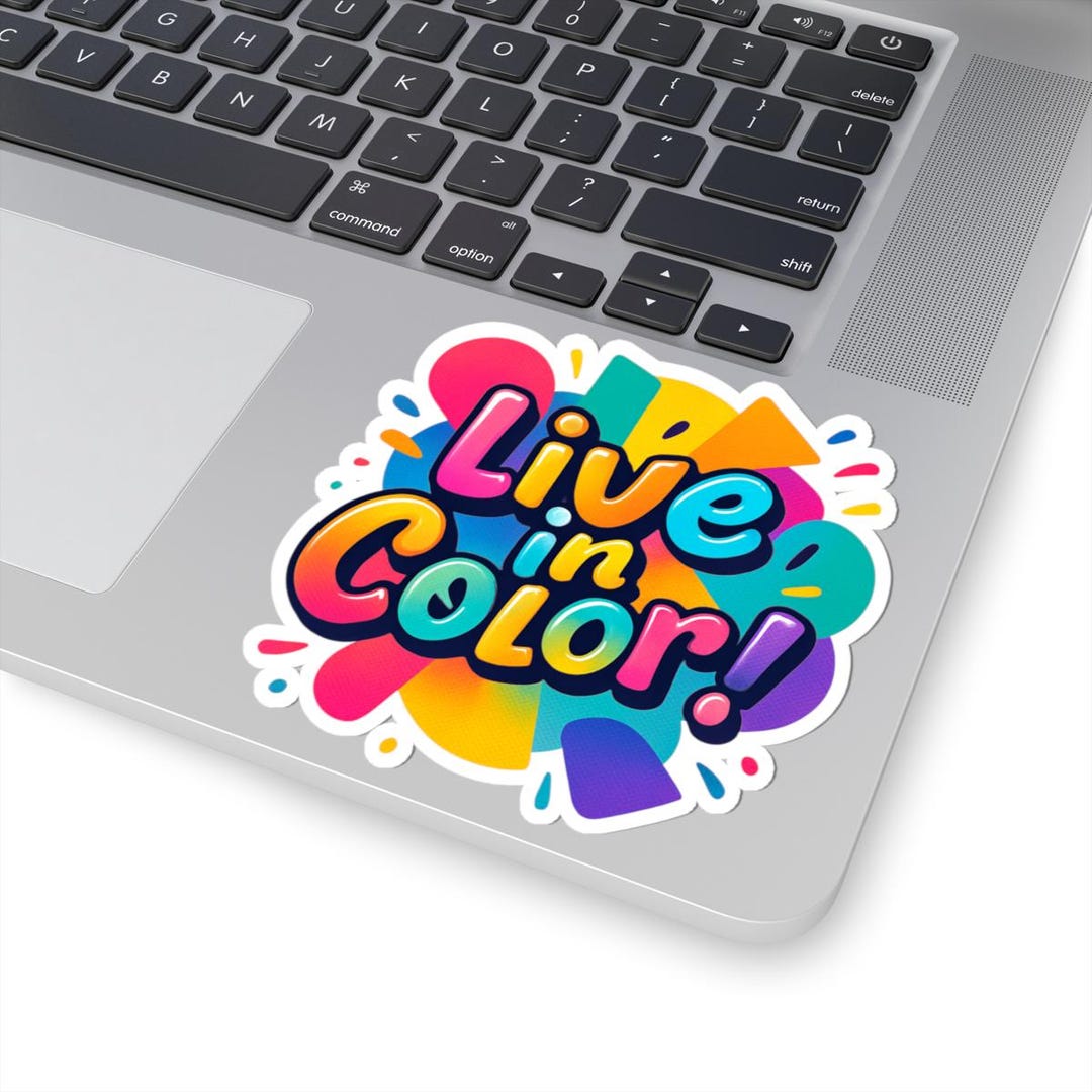 Event Sticker Image Color Live in Color Vibrant, Colorful, Party, Celebration, Decorative Accents ...