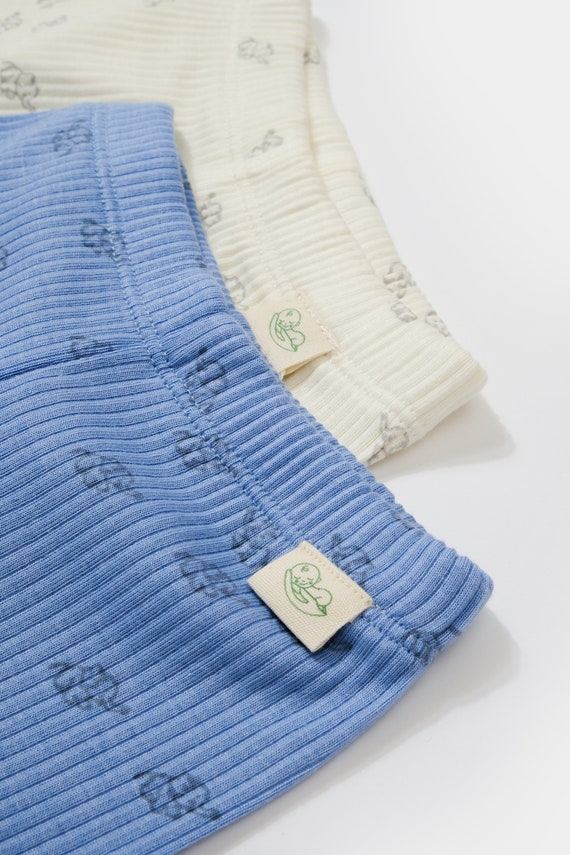 Pantaloni Con Piede Per Neonato 100% Cotone Biologico - Confezione Da 3 Pezzi Unisex - Foto 12