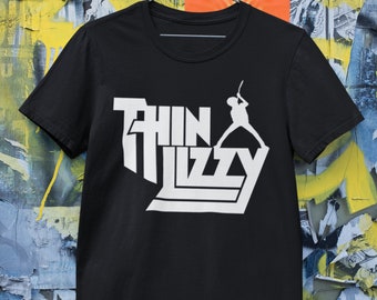 Camiseta Thin Lizzy, Moletom com Capuz Thin Lizzy, Manga Longa Thin Lizzy, Vintage Thin Lizzy, Unissex