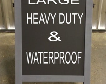 Medium Oak A Frame Chalkboard/Blackboard. Fitted With Tough Melamine - View #8