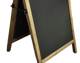 Heavy Duty Pavement board - Chalkboard - Blackboard - 100cm x 72cm = 14kgs - DARK OAK