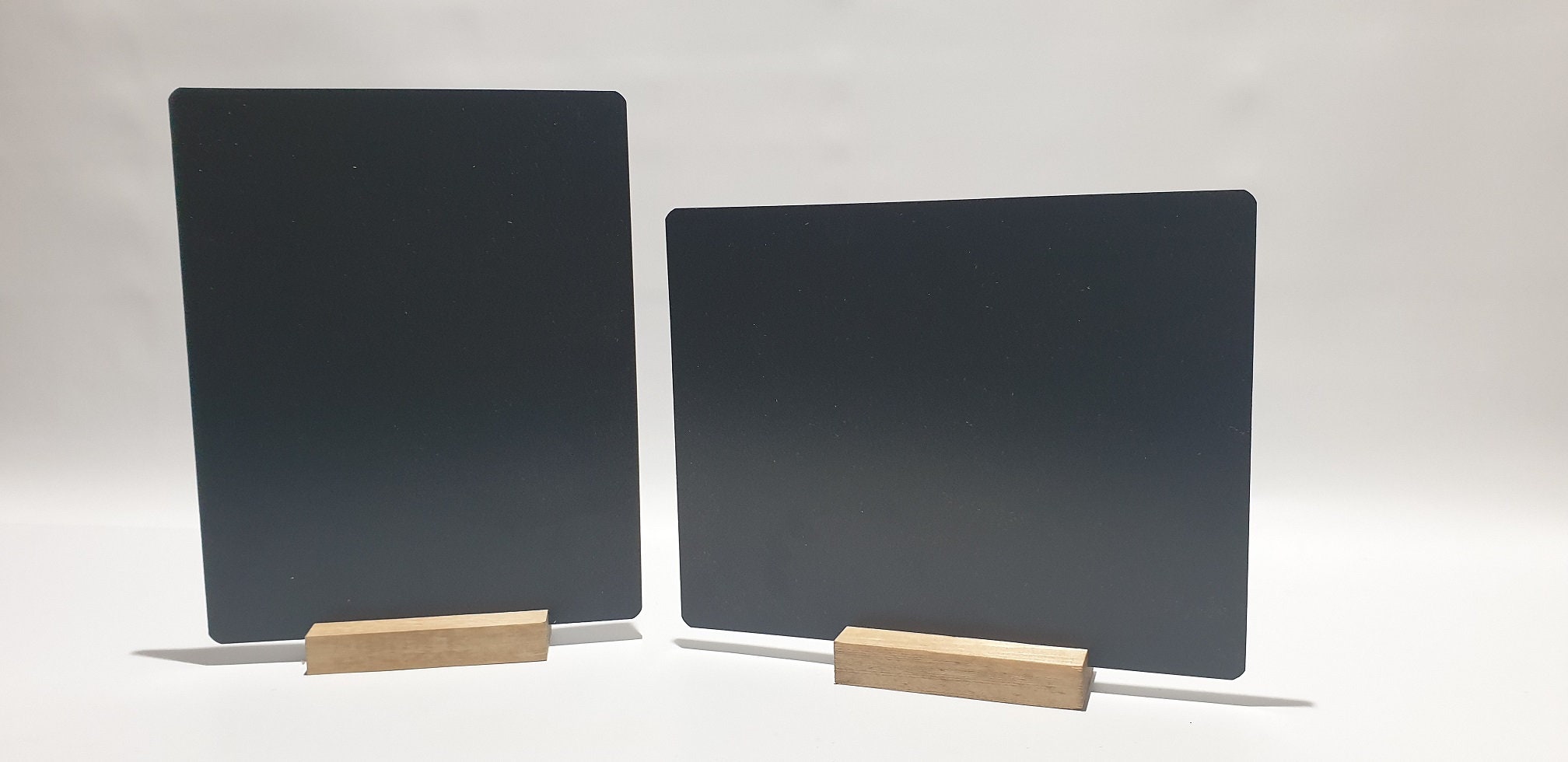 A4 Size Chalkboards Blackboards Wooden Bases 8 White - Etsy UK