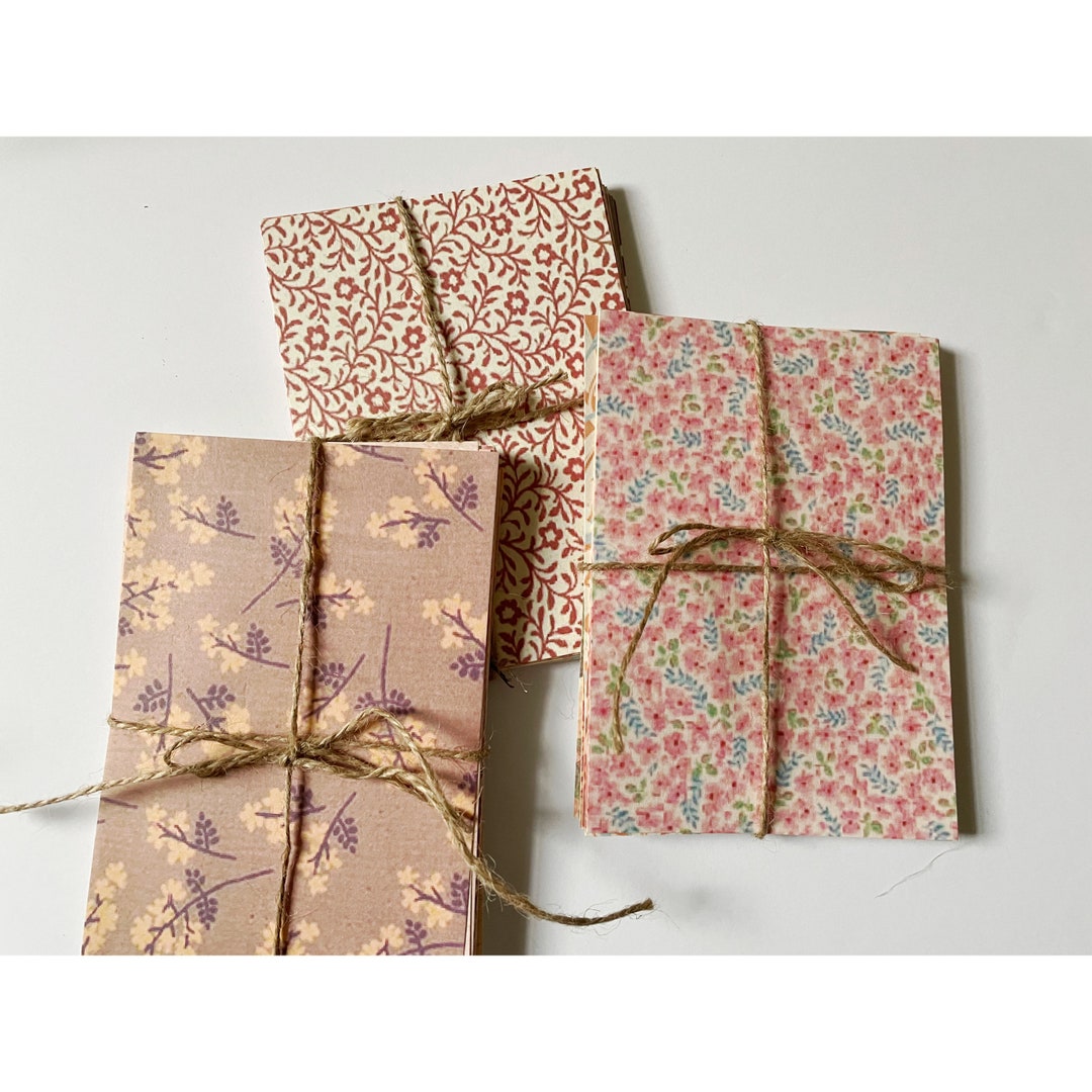 50 Background Papers With Vintage Designs, Junk Journaling Ephemera ...