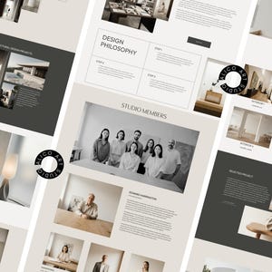 Squarespace 7.1 Architecture Portfolio Website Template | Minimal Interior Studio Website | Editorial Design for Architects & Designers