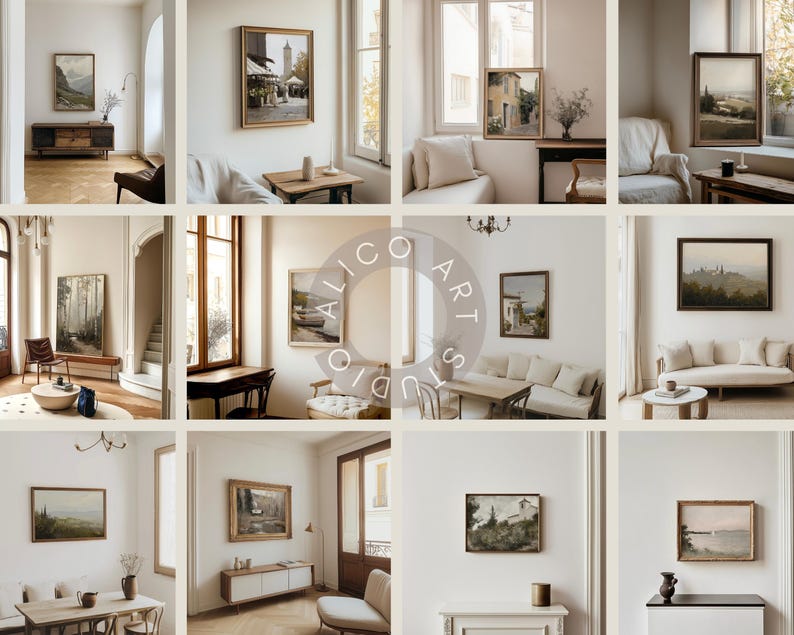 Vintage Frame Mockup Bundle, 150 Rustic Wall Frame Mockup, Classical Frames, Antique Poster Mockup, Old Frame Mockups, Psd, Photopea Mockups
