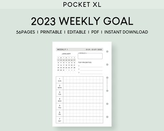 Agenda 52 Planner - Etsy