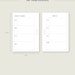 Printable Undated Weekly Planner Pocket Weekly Pocket Fillable Simple ...