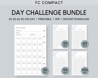 FC Compact Day Challenge Printable Bundle (PDF)
