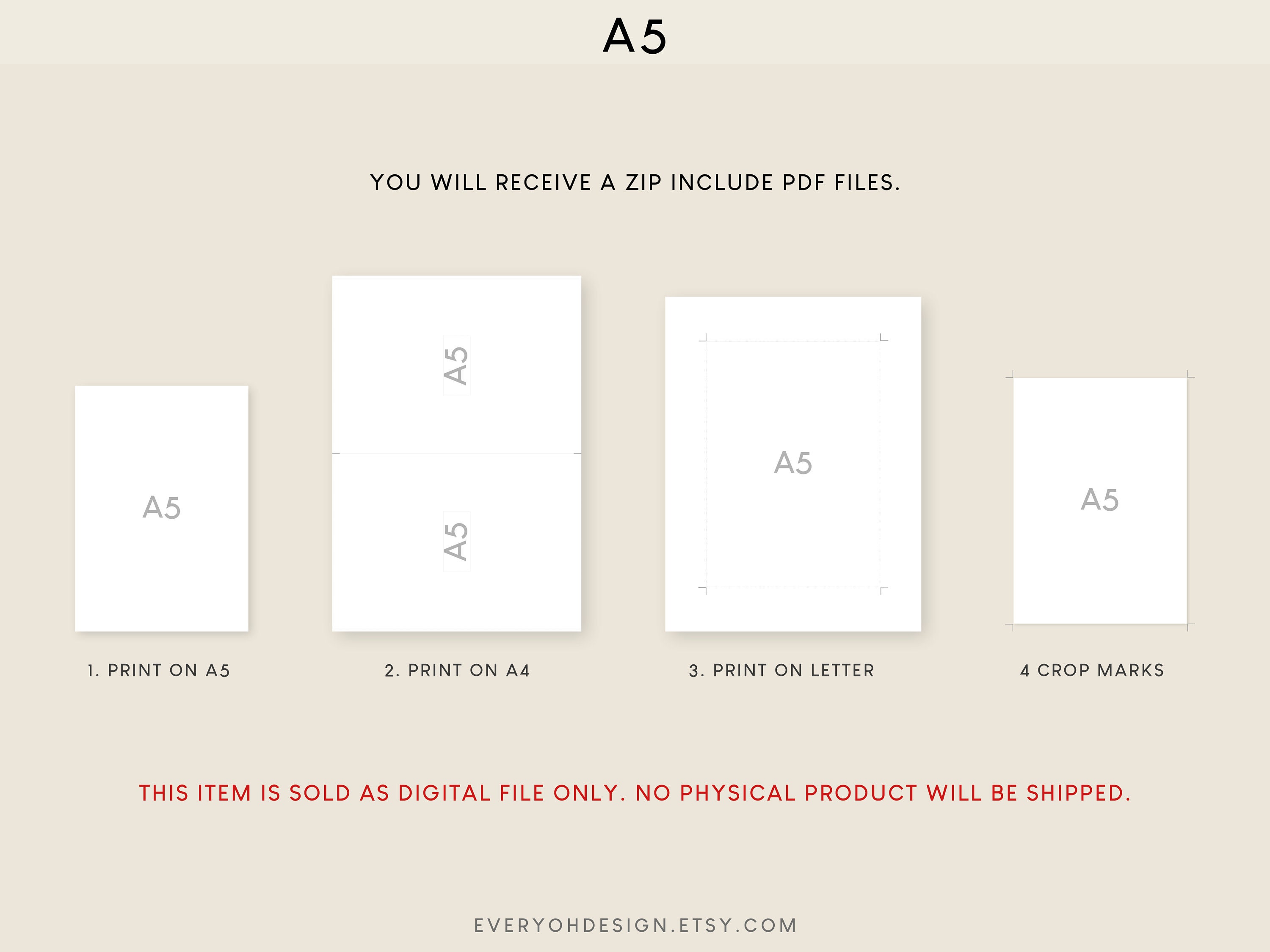 Printable Lined Dot Grid A5 Note Blank Paper Bullet Journal Dot Paper ...