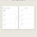Printable Undated Weekly Planner Pocket | Weekly Pocket Fillable ...
