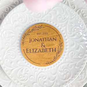 Custom Wedding Coasters for Guest | Bulk Wedding Favors, Rustic Wooden Coasters Set - Wedding Party Favors Gift | Wedding decor Cheap