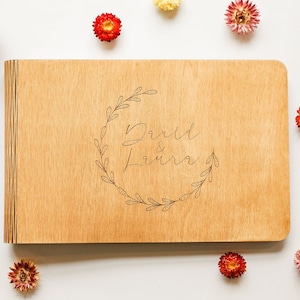 Polaroid Guest Book | Photo Guest Book | Instax Guest Book | Wedding Photo Album | Wedding Memory Book | Wood Guest Book | Wedding Gift
