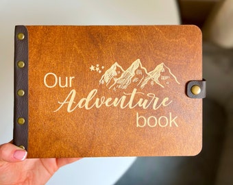 Our Adventure Book Scrapbook Gift for him and her, Polaroid photo album, Couples gift for boyfriend