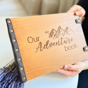 Our Adventure Book – Unique Christmas Gift for Family Moments & Photo Memories. Polaroid Photo Album, Custom Photo Book, Unique Gift