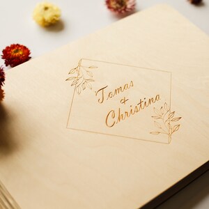 Wedding Guest Book | Wooden Photo Album | Polaroid Photo Album | Instax Guest Book | Wedding Gift | Personalized Gift