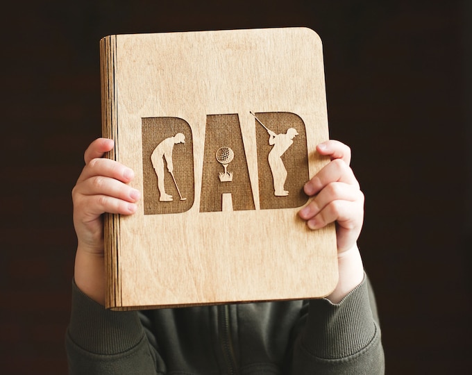 Personalized Notebook | Gift for Dad | Fathers Day Gift | Gift from daughter | Grandpa Gift | Adventure with Dad | Gift father