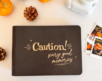 Halloween Guest Book, Scary Memories Photo Album, Polaroid Scrapbook, Spooky Memory Book, Instax Halloween Album Gift