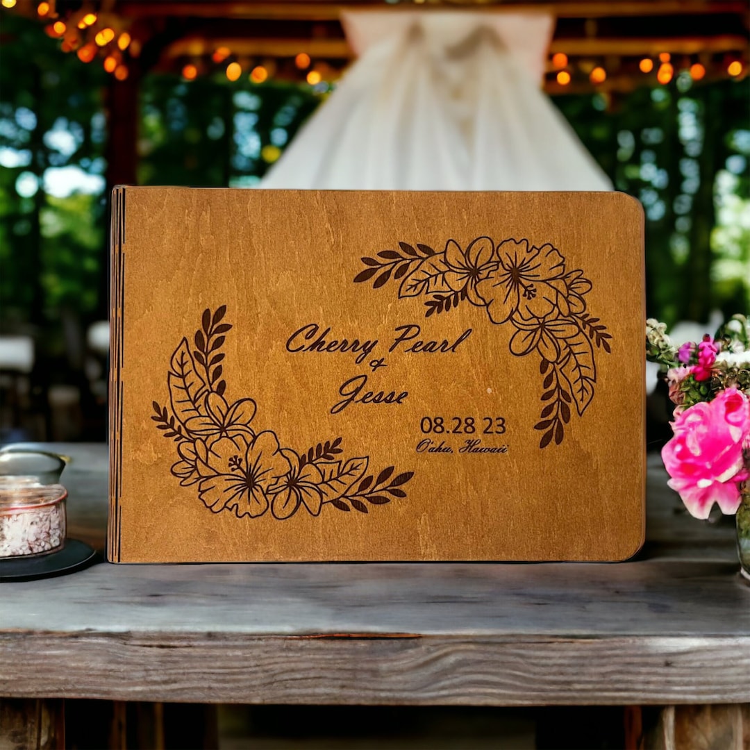 Personalized Photo Album Wedding Guest Book Polaroid Guest Book Photo