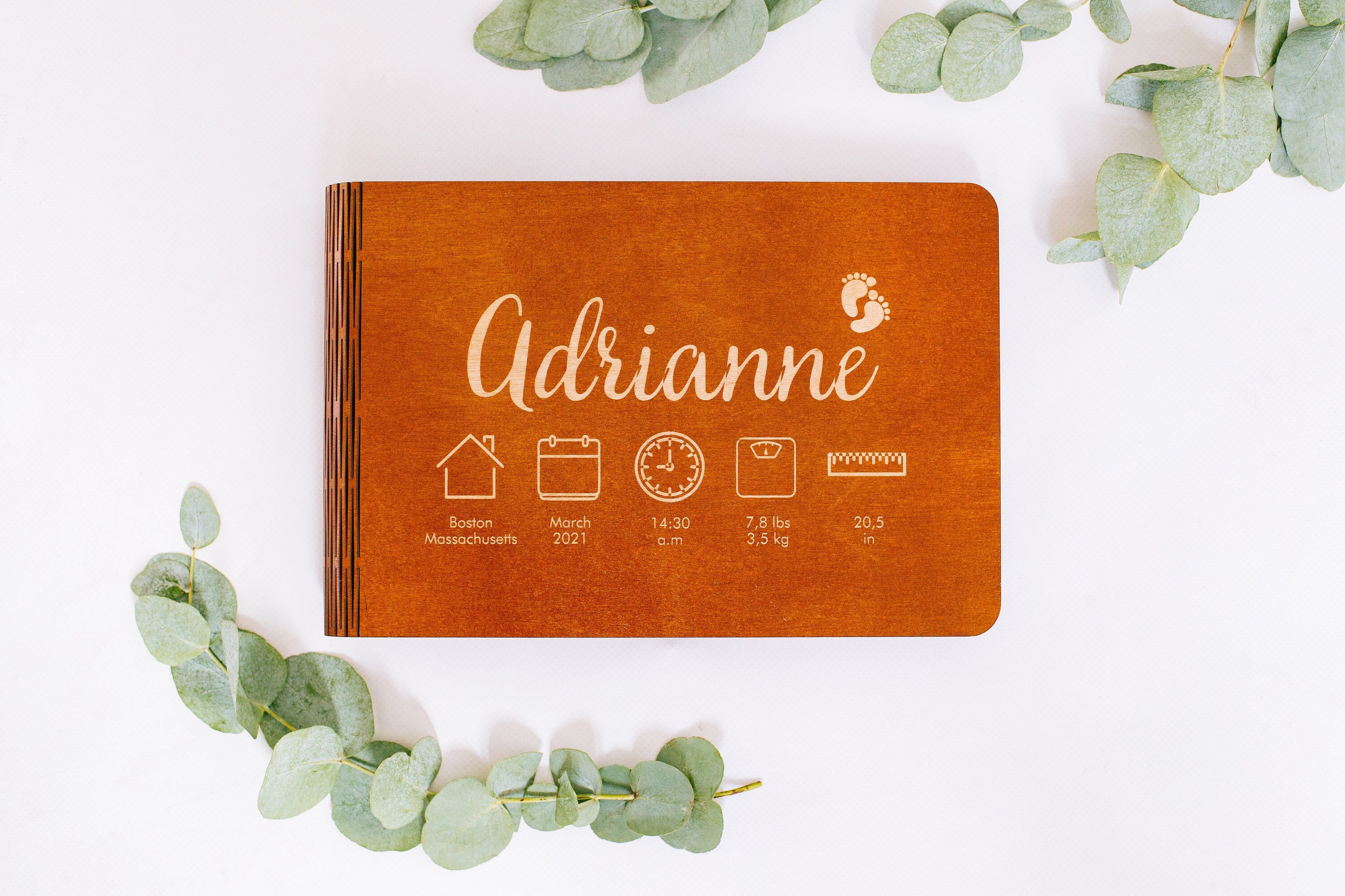 Personalized Baby Book Small Baby Photo Album Baby Gift Etsy