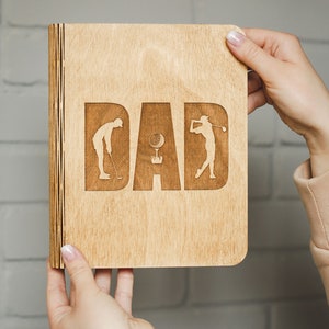 Personalized Notebook Gift for Dad Fathers Day Gift Gift from daughter Grandpa Gift Adventure with Dad Gift father image 4