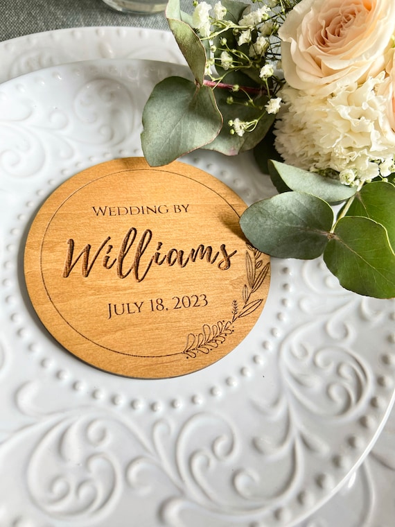 Trend 2026 Wedding Coasters Gift | Bulk Wedding Favors, Rustic Coasters Set - Wedding Party Favors Gift | Custom Wedding decor