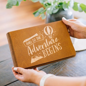 Our Adventure Book | Travel Instax Photo Album | Polaroid Photo Album | Custom Scrapbook | Honeymoon Album | Gift for Couple | Travel Gift