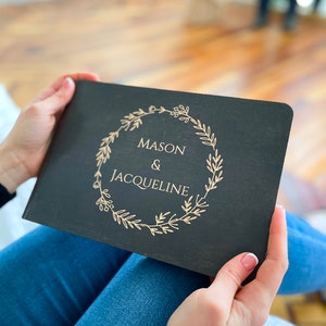 Personalized Scrapbook - Instax mini photo album | Custom 4x6 photo album | Polaroid Photo Album | Wedding Guest book - Gift for Couple