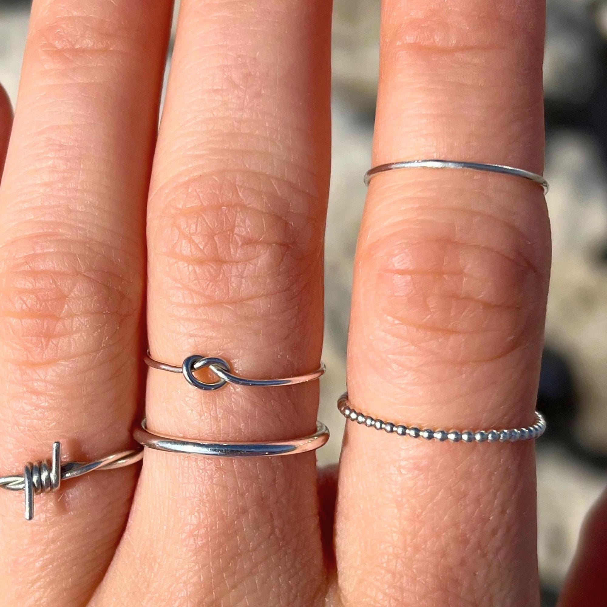 Anello Con Perla Elastico Antistress Per Donna - Gioiello Elegante E Impilabile, Regalo Per Ansia E Relax