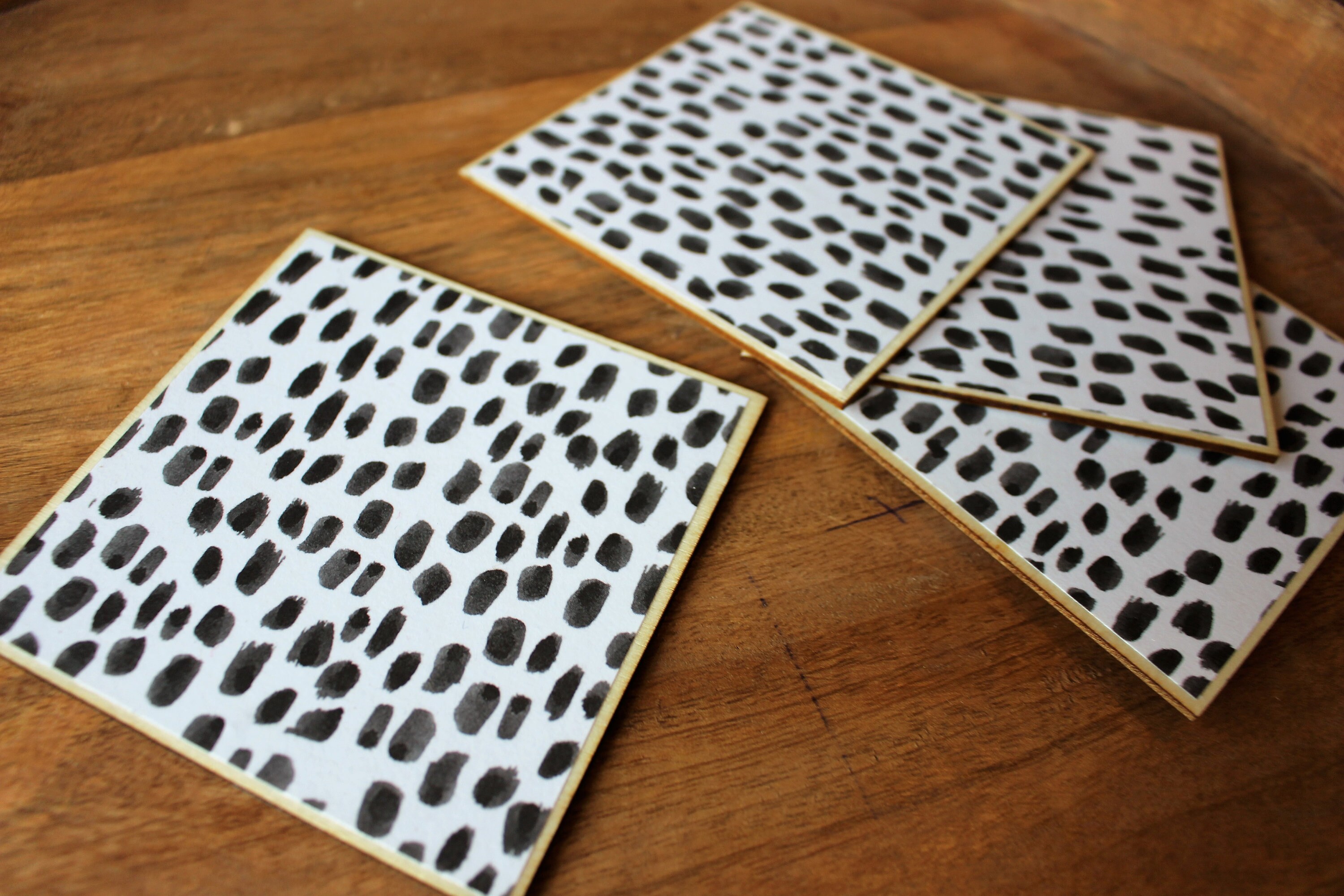 Luxury Coasters Set of 4 Square Coasters for the coffee tea Etsy