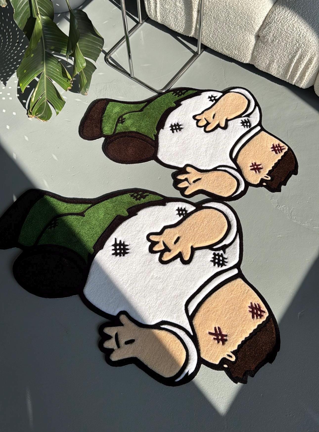 Custom Griffin Rug: Handmade Cartoon Tufted Carpet - Etsy