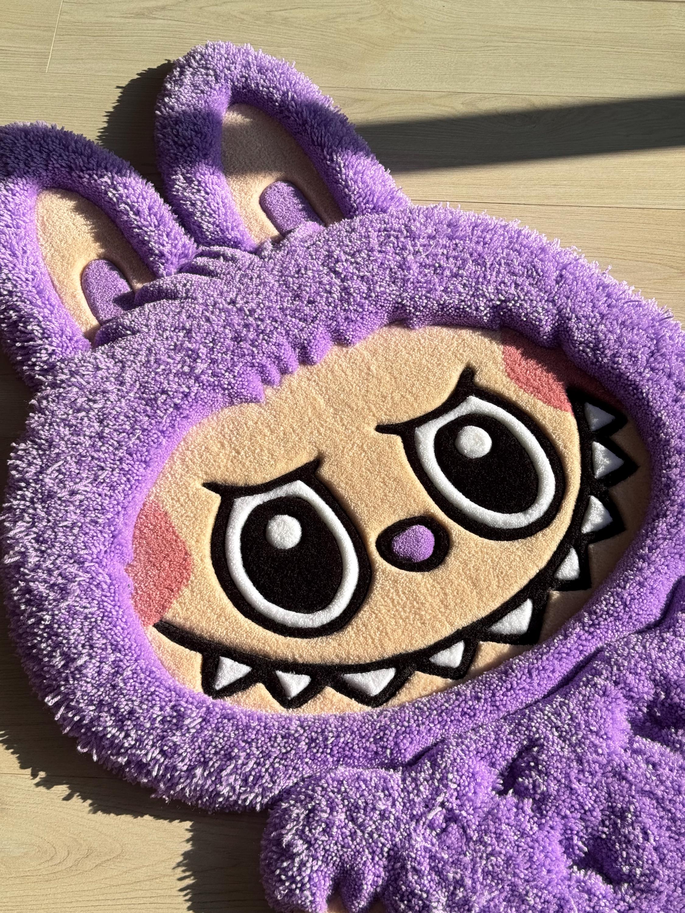 Fluffy Tufted 3D Character Rug: Handmade Kids Room Decor - Etsy