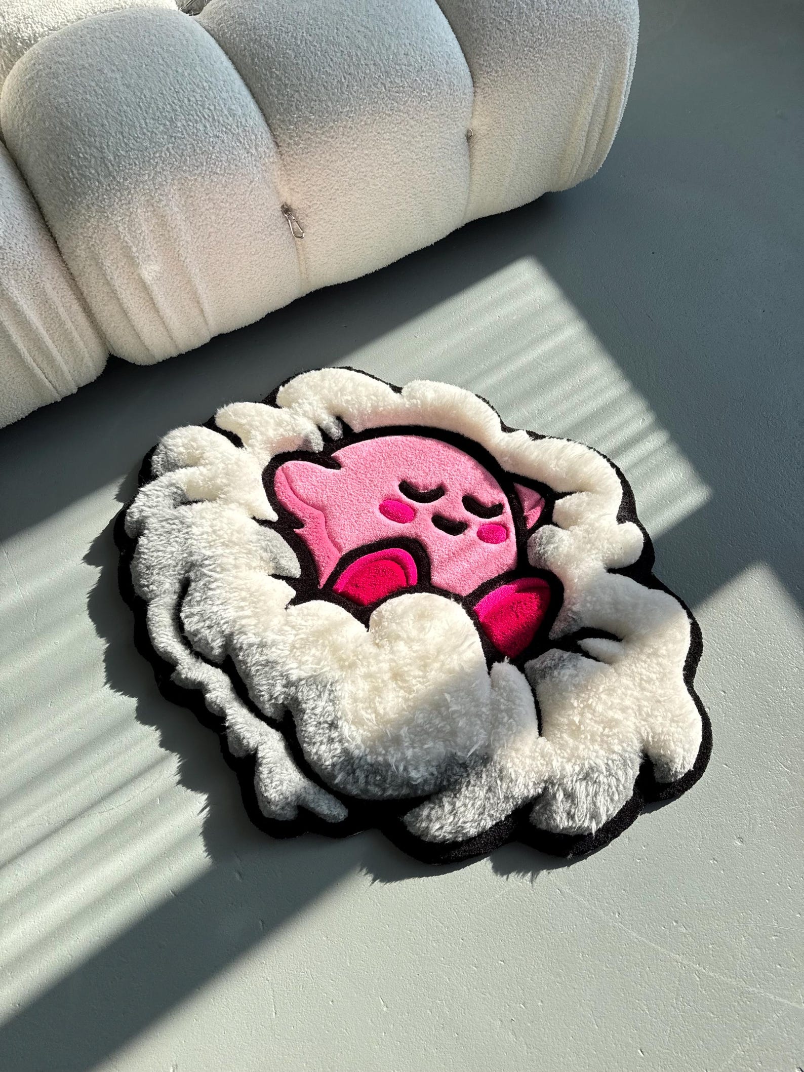 Cartoon Fuzy Rug 3D Tufted Cartoon Rug: Fluffy Clouds Carpet, Handmade Room Decor - Etsy