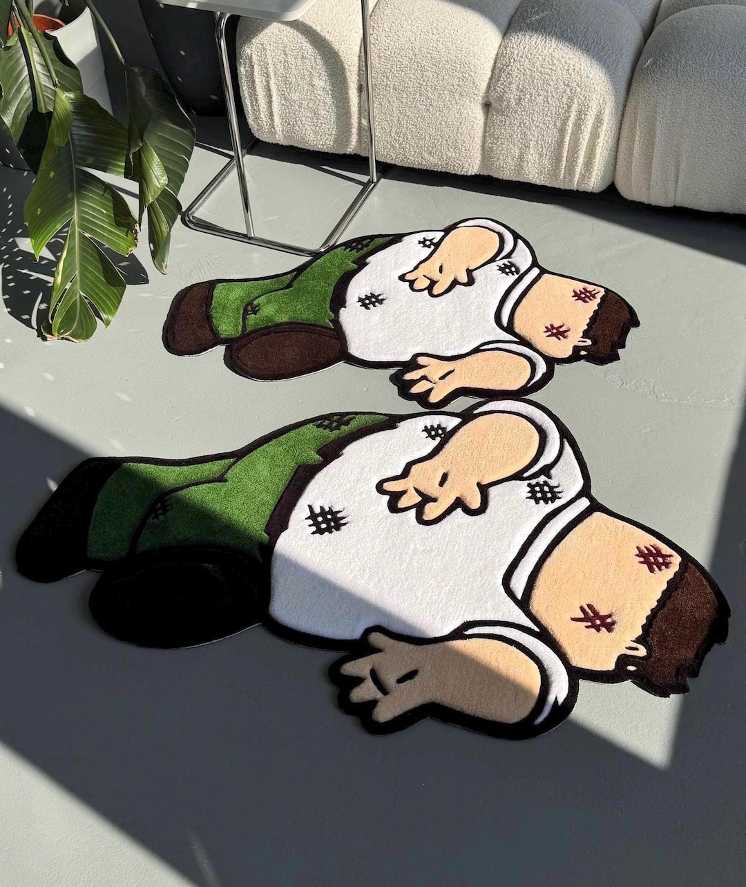 Custom Griffin Rug: Handmade Cartoon Tufted Carpet - Etsy