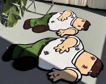 Custom Griffin Rug: Handmade Cartoon Tufted Carpet