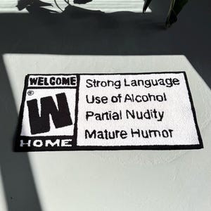 Handmade Tufted Welcome Rug | Custom Funny Entryway Mat | Bold Pop Culture-Inspired Home Decor | Perfect Housewarming Gift for Best Friends
