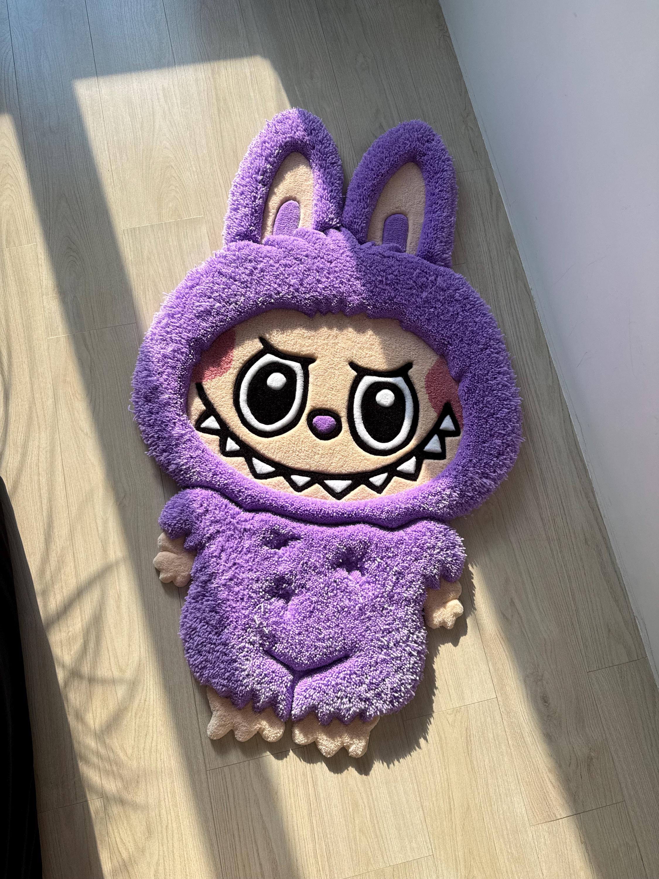 Fluffy Tufted 3D Character Rug: Handmade Kids Room Decor - Etsy