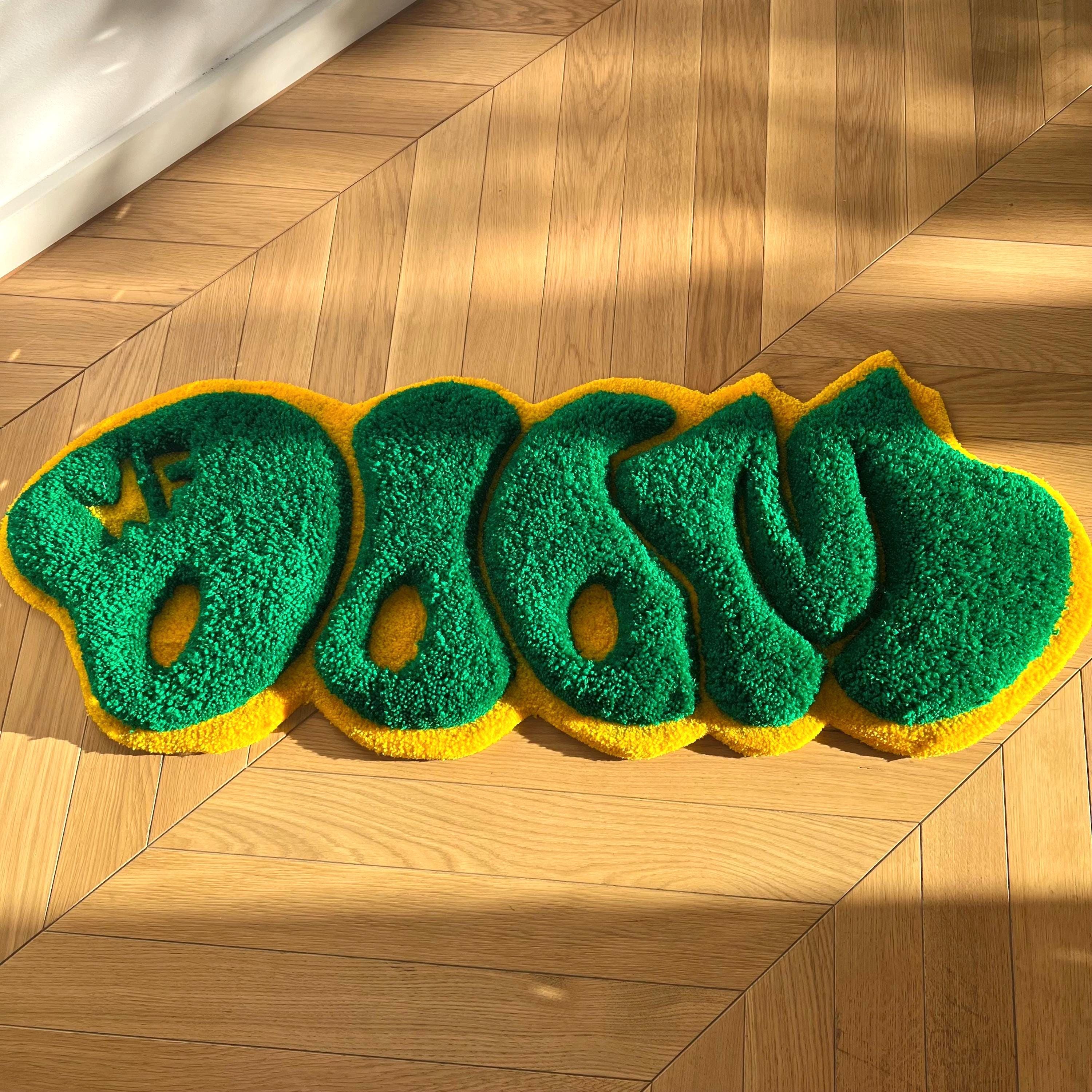 3D MF Doom Handmade Custom Rug - Gift Idea for Rappers, Rap