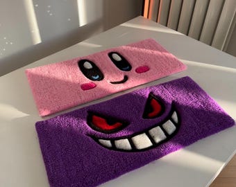 Cartoon Character Keyboard Rug: Y2K Gamer Desk Mat (16”)