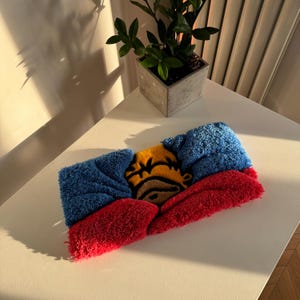 Śpiący Homer w puszystym łóżku 3D klawiatura dywan – idealny prezent dla graczy, specjalistów IT i fanów kreskówek