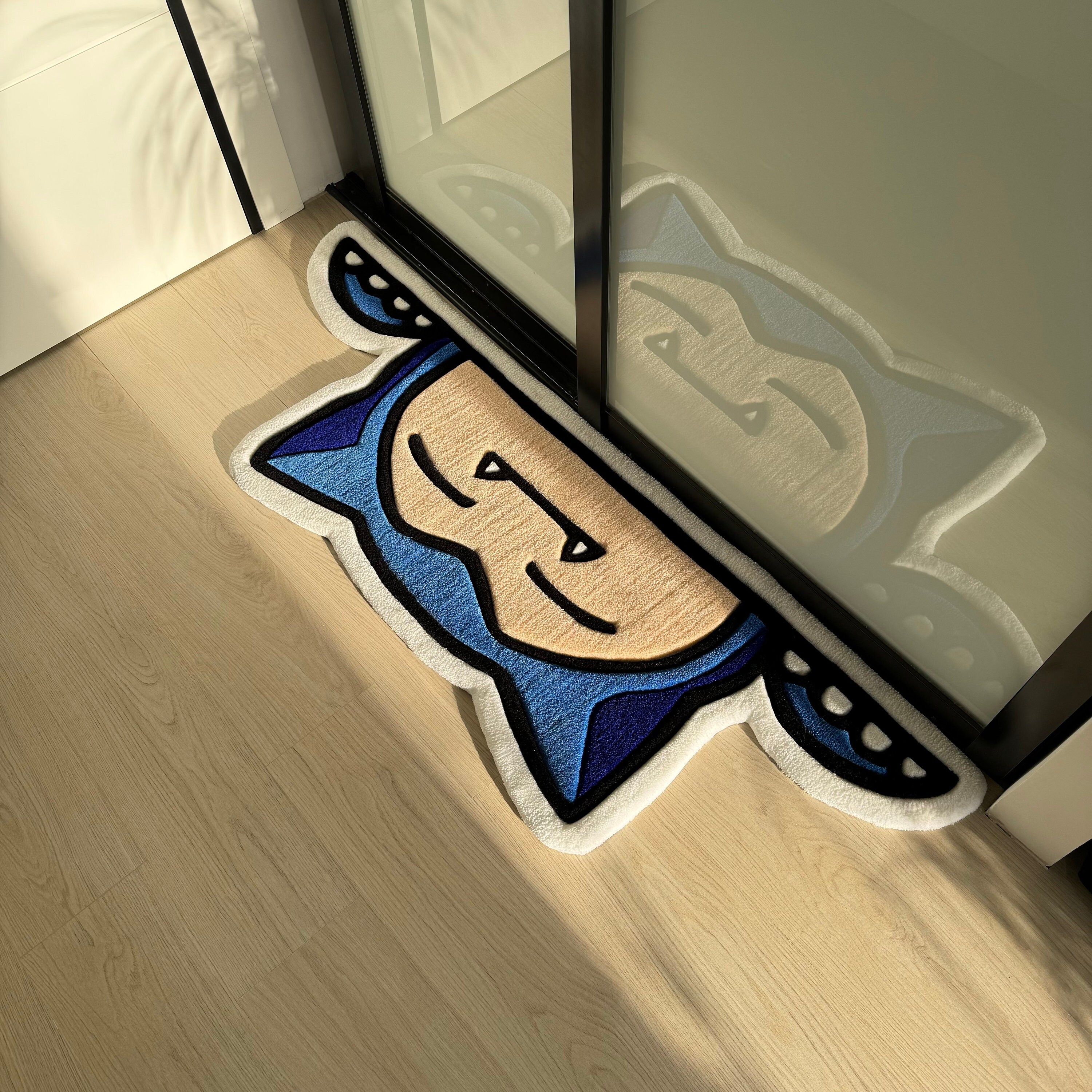 Handmade Cartoon Character Rug: Acrylic Tufted Decor (120cm) - Etsy UK