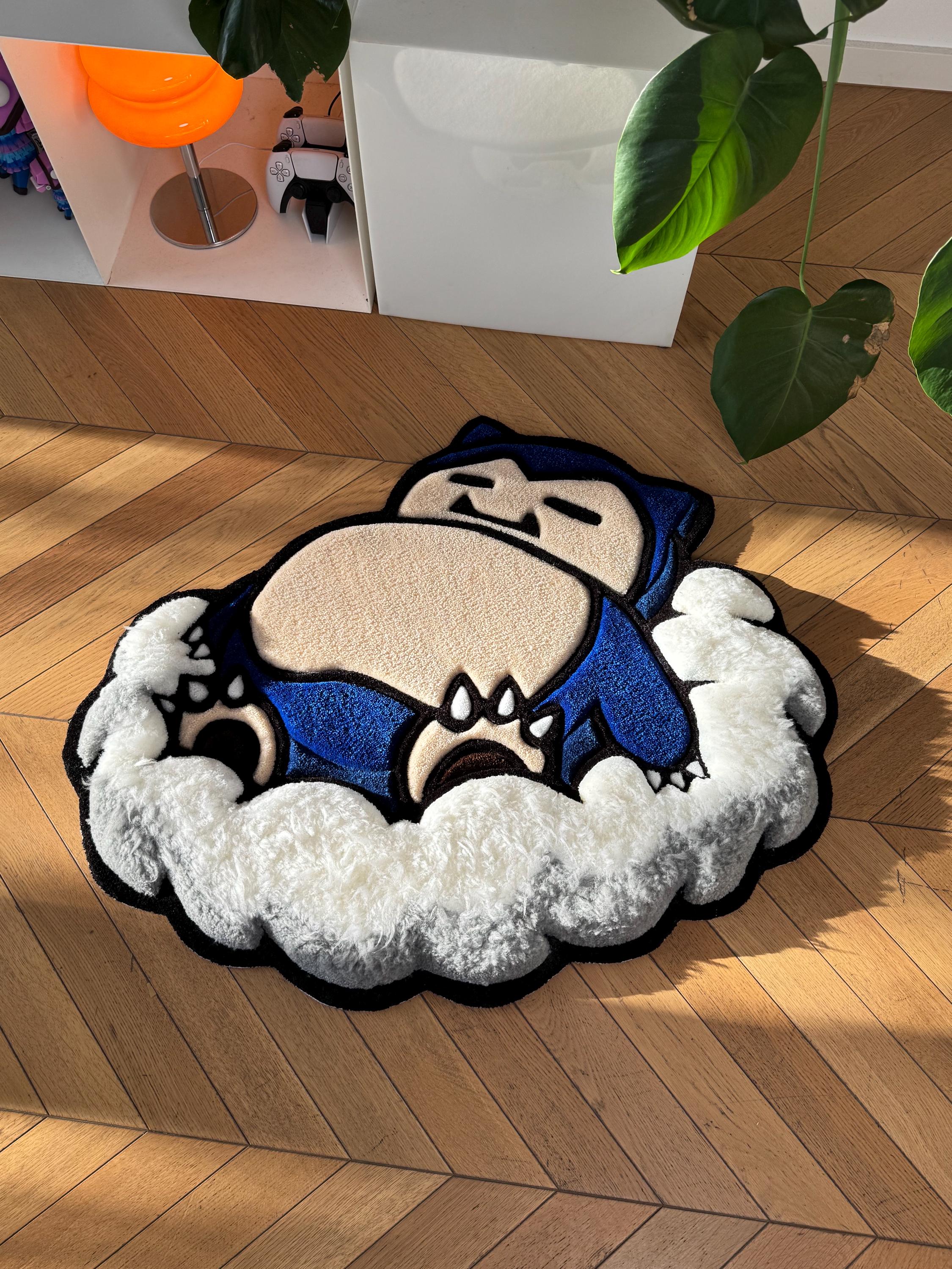 Esty Rugs Characters 3D Tufted Cartoon Character Rug: Fluffy Clouds Carpet, Handmade Room ...