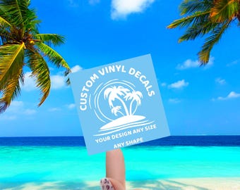 Custom Vinyl Decal: Waterproof Permanent Sticker for Car, Truck, Window