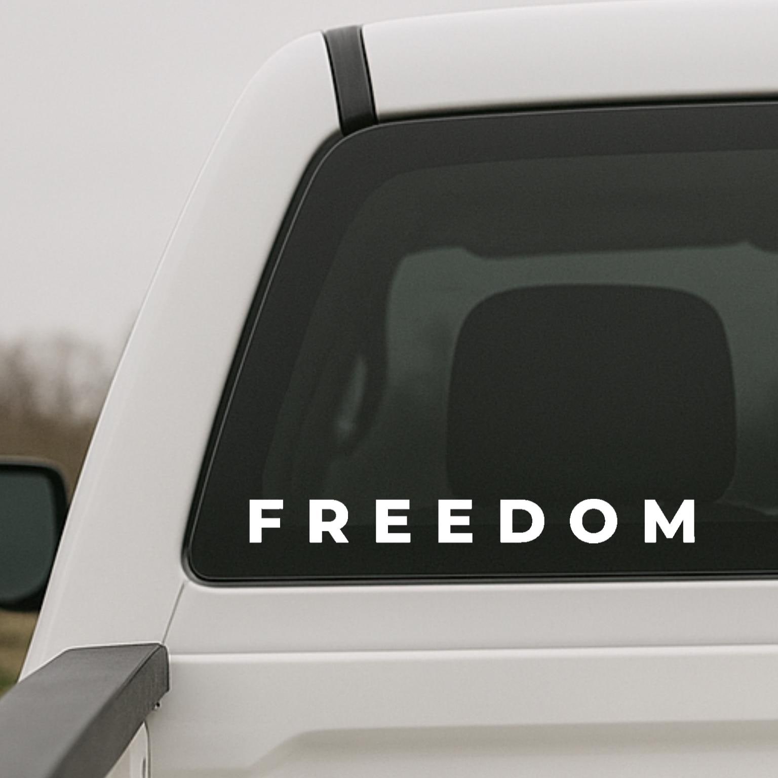 Freedom Charlie Kirk Charlie Kirk Freedom Signature Stickers VVIVID ...