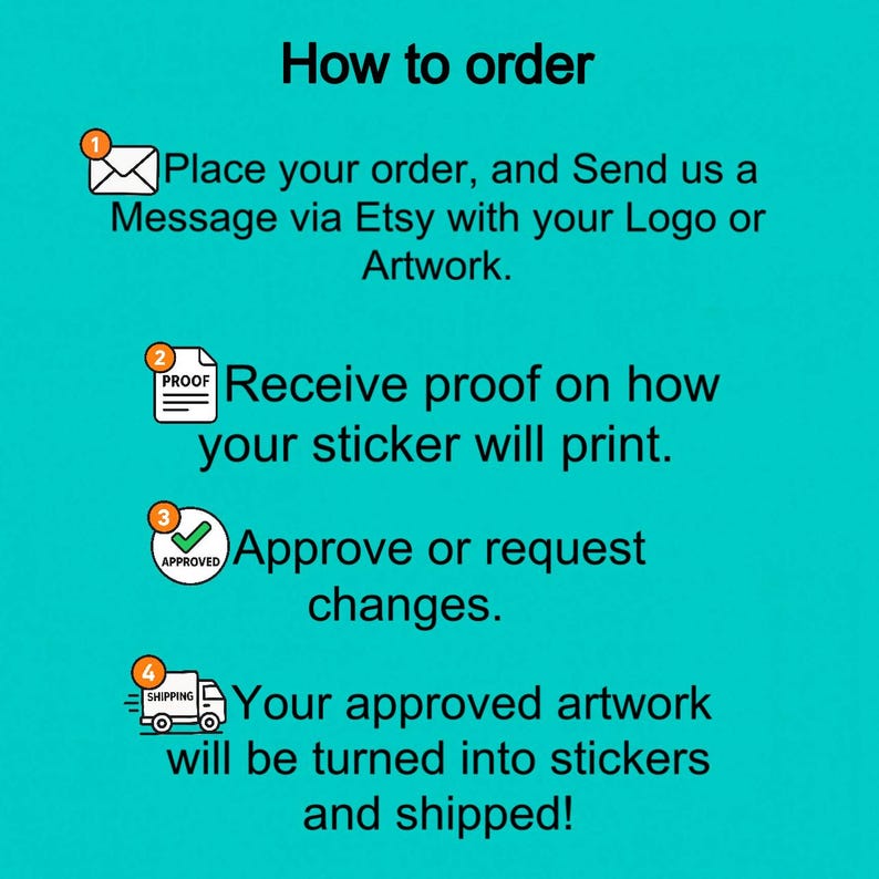 Requisition Sticker Custom Logo Vinyl Stickers: Die Cut, Water-resistant Personalized ...