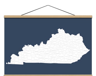 Kentucky County Photo Map